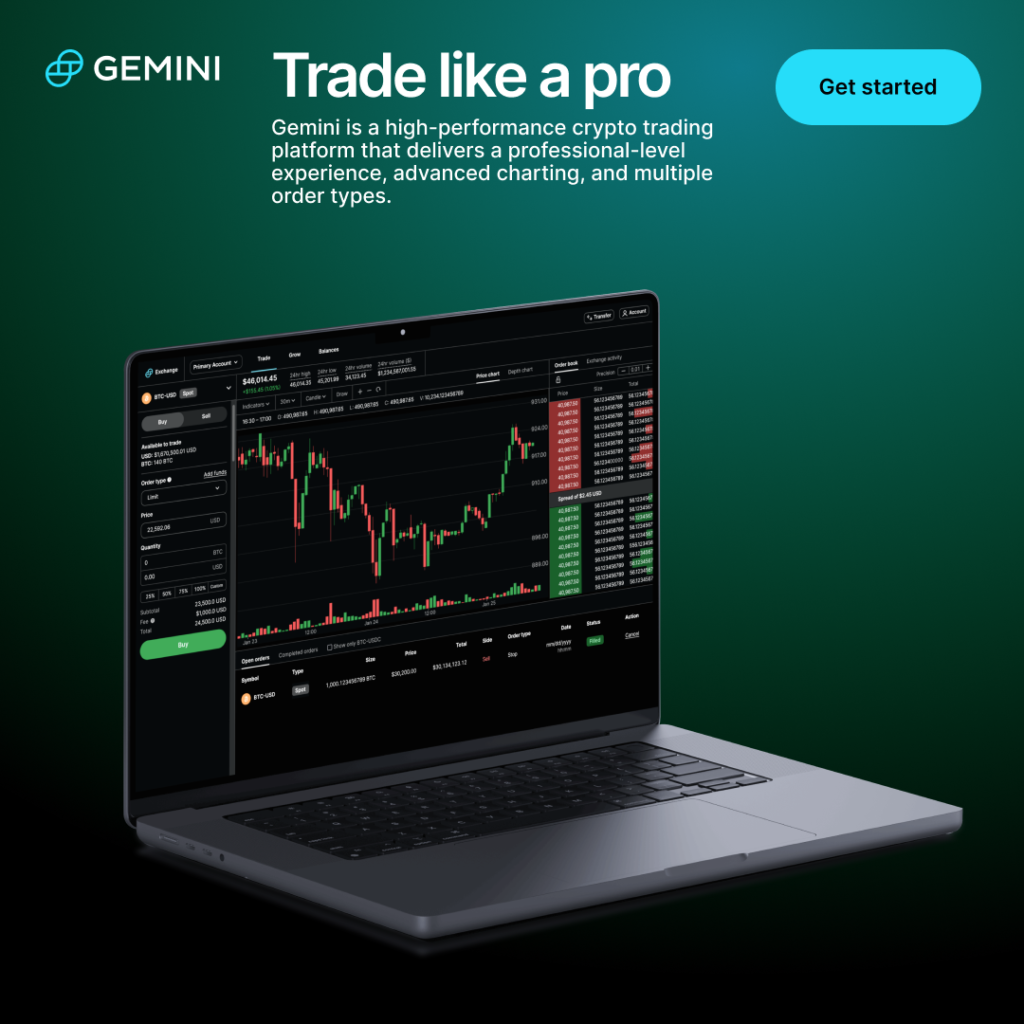 Strategic Partnership with Gemini: Unlock Crypto Growth
